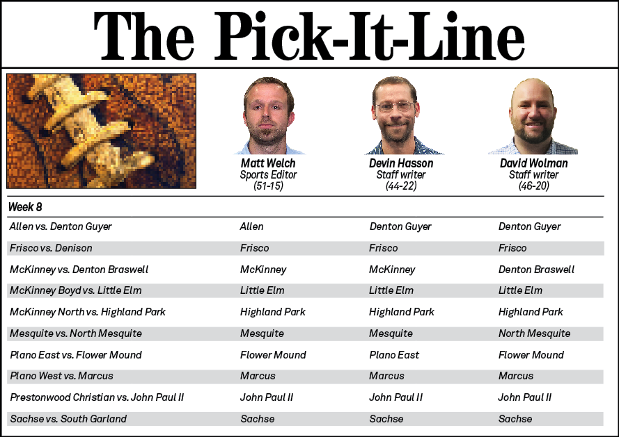 Pick-It Line Week 8